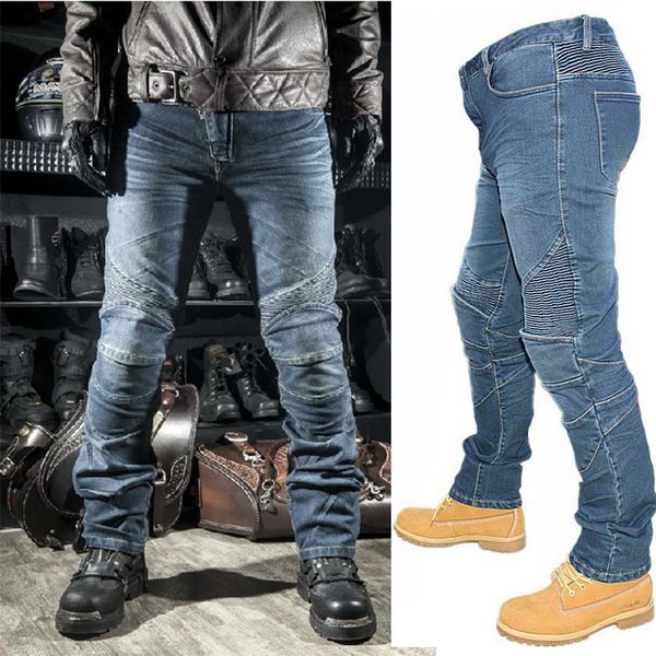 

motorcycle jeans racing car trousers slim denim pants blue xs/26 s/27 woman