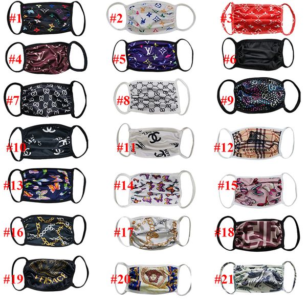 

designer face masks luxury mask washable cloth dustproof respirator outdoor cycling fashion letters print masks dhl fast shipping