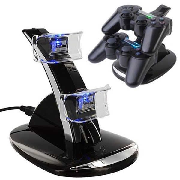 

игѬа led dual charger dock кѬепление usb подавка дл заѬдки дл playstation 4 ps4 xbox one gaming бепѬов