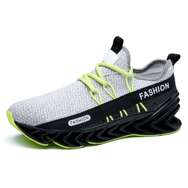 

men sneakers grey mesh breathable running sport shoes male trainers non-slip men low athletic sneakers casual mens shoes