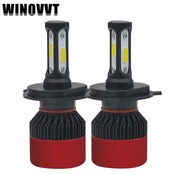 

led h4 headlight hb2 9003 hi/lo beam car led light 72w 8000lm automobiles headlamp 6500k h4 bulb
