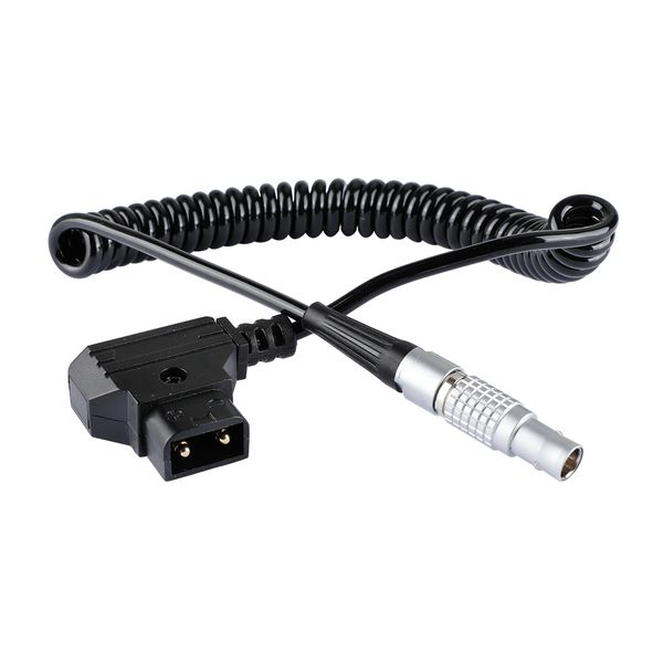 

camvate d-tap to 2 pin 0b male coiled power cable item code: c1982