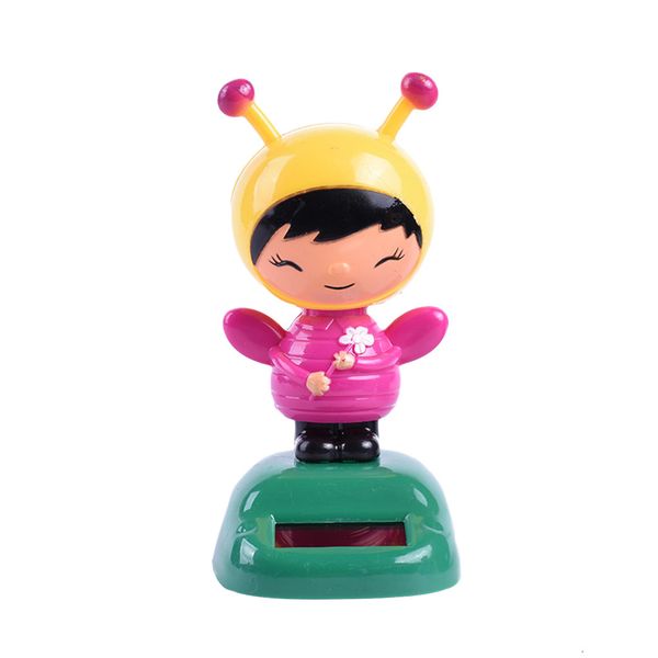 

swinging bobble doll toy interior accessories dashboard decoration car ornament solar powered cute doll dancing toy wholesale
