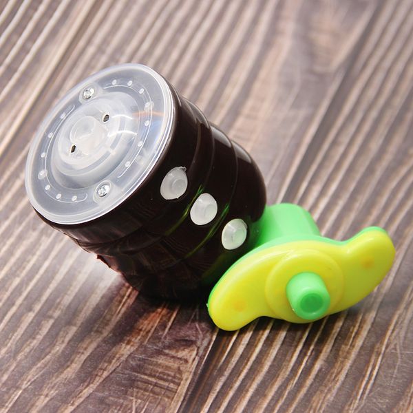 

music gyro spinning funny kids toy classic gyroscope laser color flash led light