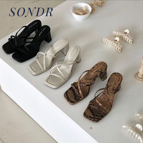 

runway 2020 new summer sandals feminine square heel chunky heel cross tide print roman women shoes vintage party shoes, Black