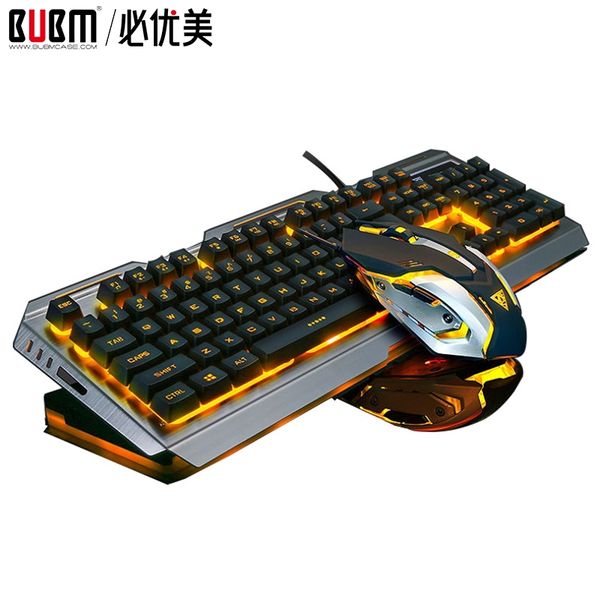 

wholesale waterproof metal led kit combo mechanical gaming keyboard and mouse