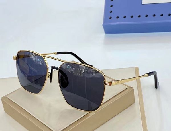 

metal gold square sunglasses grey lenses 0743 des lunettes de soleil women sun glasses shades new with box, White;black