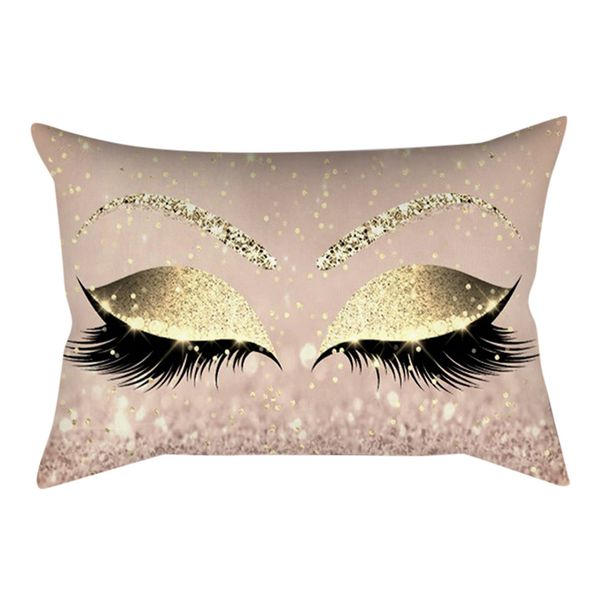 

30x50cm eyelash out soft velvet cushion cover marble pillow cases sofa seat case car pillowcase soft bed pillow case