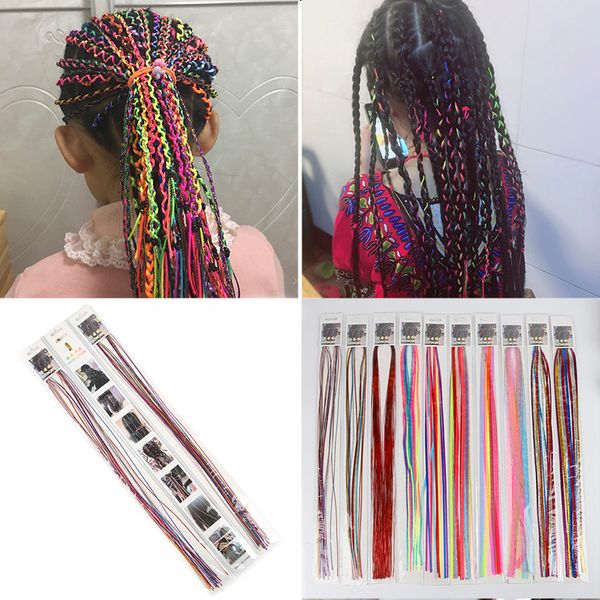 

5-100pcs/lot Kid Women Girl Female Bohemia Style women's Hair Accessories Handmade Ribbon Woven Rope Braided Hair Headdress