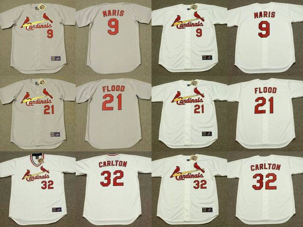 

Сент-Луис 5 Альберт Pujols 6 STAN Musiał 9 ТЭРРИ PENDLETON 20 Лу Брок 9 РОДЖЕРА МАРИС 21 CURT НАВОДНЕНИЙ 32 Стив Карлтон бейсбол Джерси
