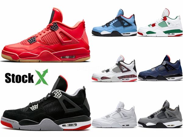 

new bred white cement 4 4s what the cactus jack cool grey mens basketball shoes fiba unc denim blue laser volt men sports designer sneakers