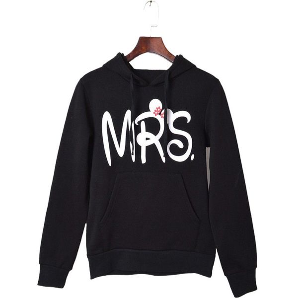 

женщин письмо напечатано дизайнер сезоне свитер плюс бархат с капюшоном случайные футболка womenf608, Black;brown