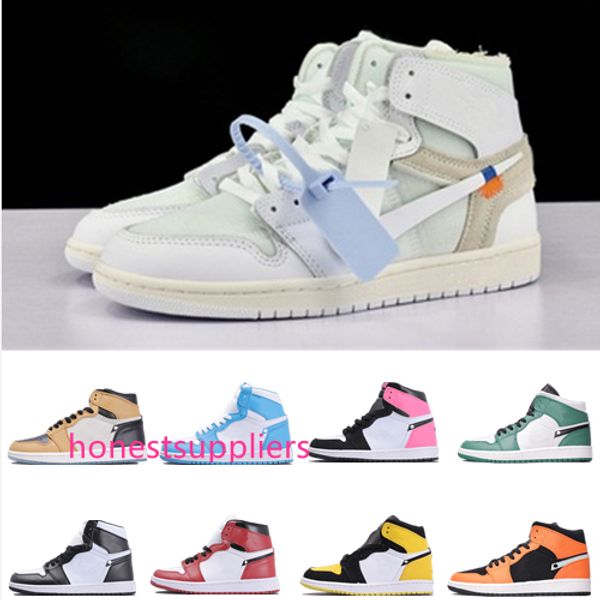 

1 og basketball shoes mens chicago red 1s sneakers black women designer shoes unc powder blue white trainers luxury sport shoes size 5-13