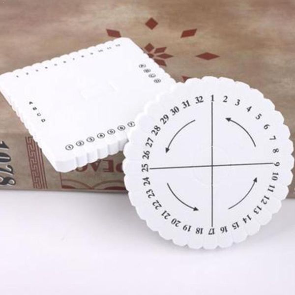 

round and square kumihimo beading cord disc/disk braiding accessories braided diy tools plate wholesale n1b9, Black