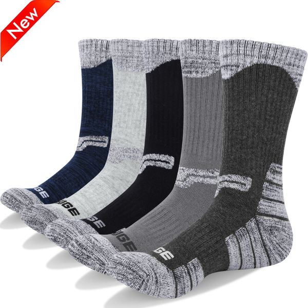 

5 pairs cotton sports socks trekking hiking socks men winter man, Black