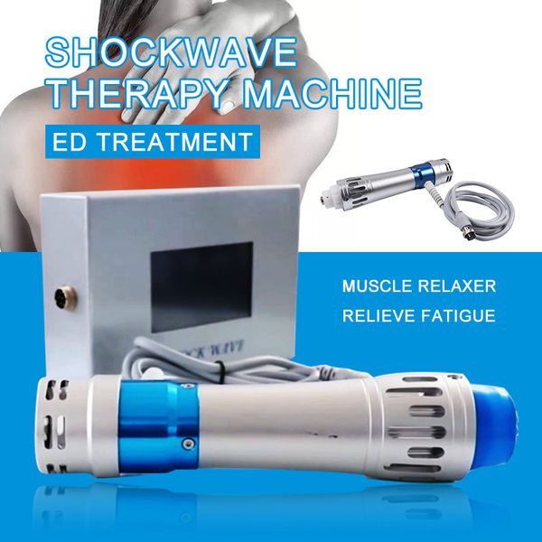 

portable body massage ed electromagnetic extracorporeal shock wave therapy machine pain relief massager host separable device