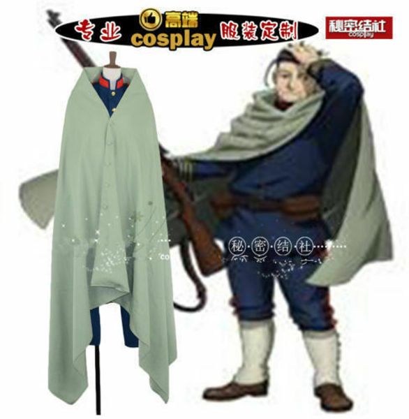 

горячей! голден камуй огата юносукэ косплей костюм униформа, Black;red