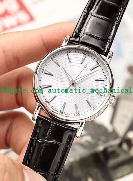 

3 style luxury watch new aquaterra co-axial leather strap black dial 41mm automatic mens fashion men watches, Slivery;brown