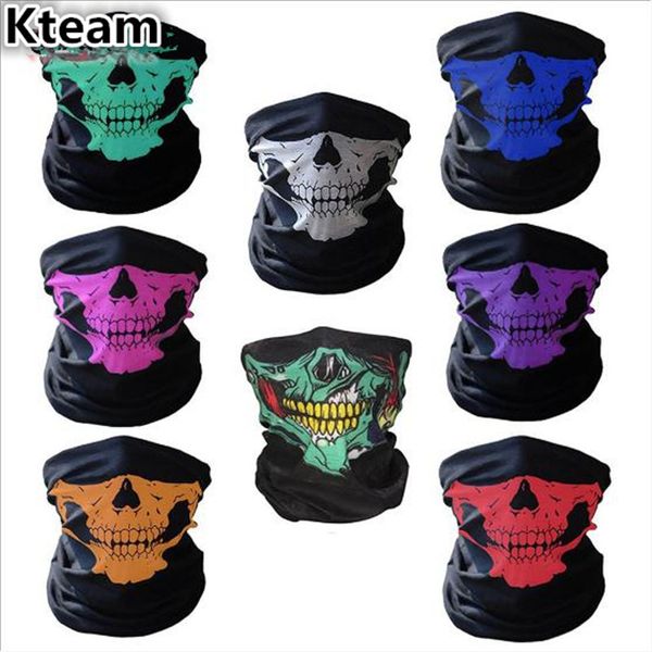 

ghost skull face masks caps outdoor motorcycle multi functional skeleton hat scarf outdoor sports halloween party cosplay masks