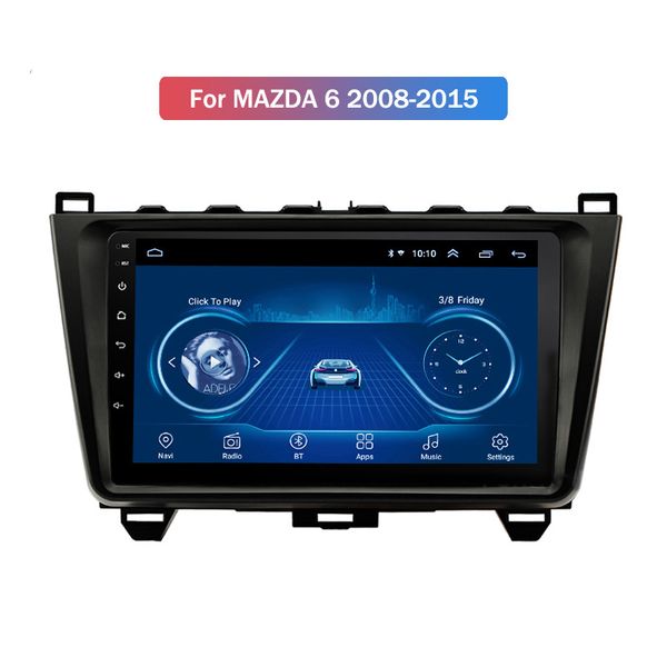 

android 10 автомагнитола мультимедиа видео плеер gps для mazda 6 2008-2015 поддержка мжк dvr obd wifi mirror link