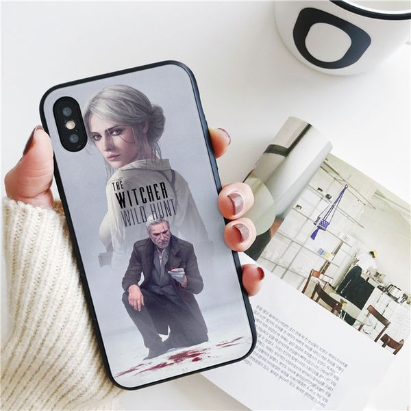 

fundas luxury the witcher wild hunt cover for iphone 11 pro xs max xr case for iphone 8 7 6s plus 5s se case soft silicone cover.