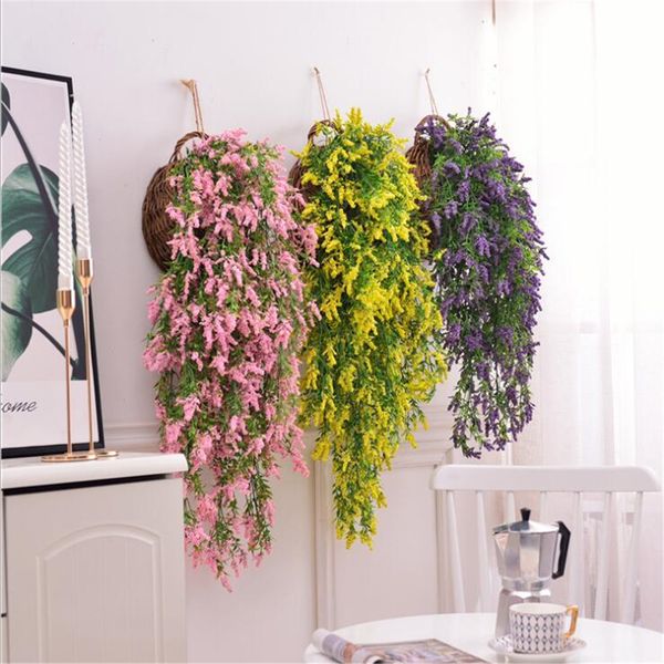 

75cm artificial hanging flower plant willow rattan flowers fake vine artificial hanging plant for home garden wall decoration