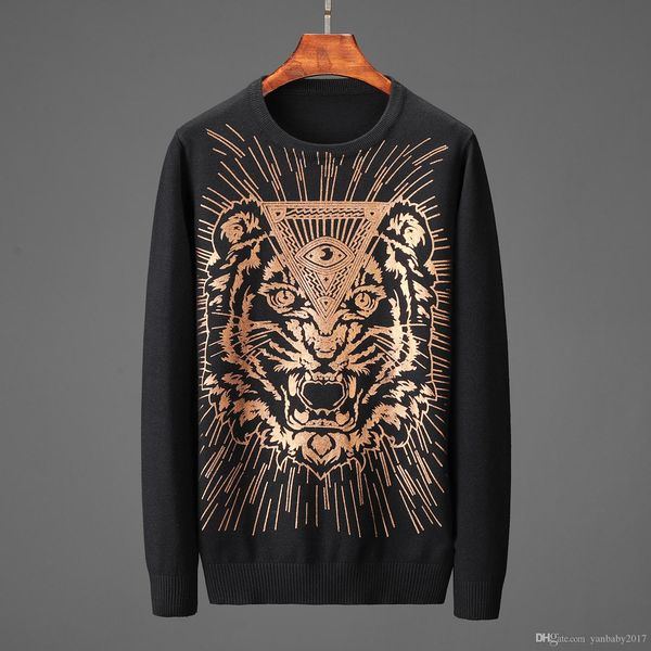 

animal designer mens sweaters sweater luxury man designer sweaters 2019 mens clothing mens designer knitted sweater fashion sweater male, White;black