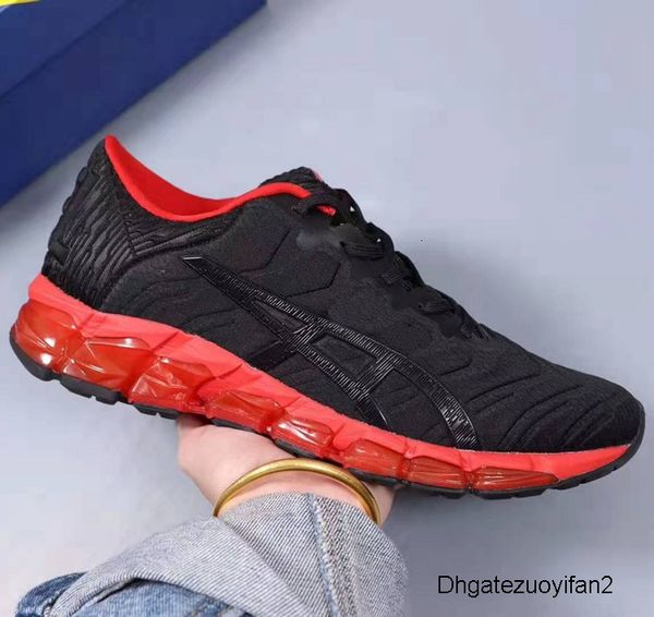 

2020 new with box gel-quantum 360 5 youth mens new running cushioning shoes white black red piedmont grey students sneakers