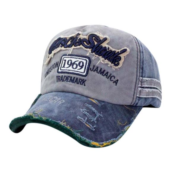 mens distressed baseball cap