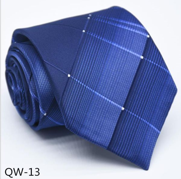 

third tie men's business leisure professional tie 8 cm polyester arrow-shaped jacquard stripe tie, Blue;purple