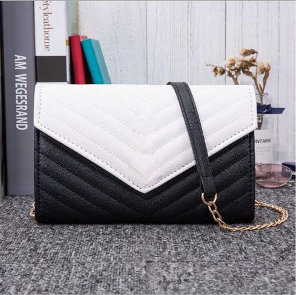 

новый дизайнер кожаные сумки тиснением мода женщины сумку crossbody цепи сумка дизайнер сумка-мессенджер главный