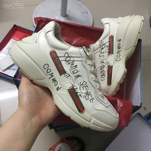 

personalized mens shoes luxury runner casual black whiter fashion sneakers with box classical shoes for men plus size us 6-11