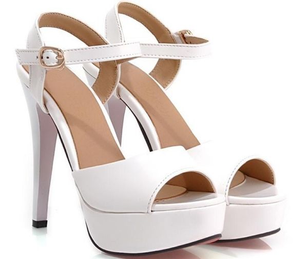 

2019 women's sandals in summer with new style high heel fine heel@04, Black