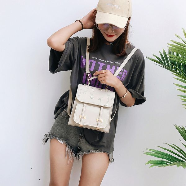 

2020 new korean version of the shoulder bag women's casual fashion large capacity ladies travel backpack