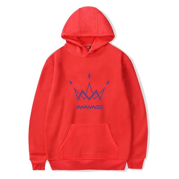 

2019 new mamamoo hooded sweatshirt men and women fashion casual printing men's mamamoo shirt hooded sweatshirt, Black