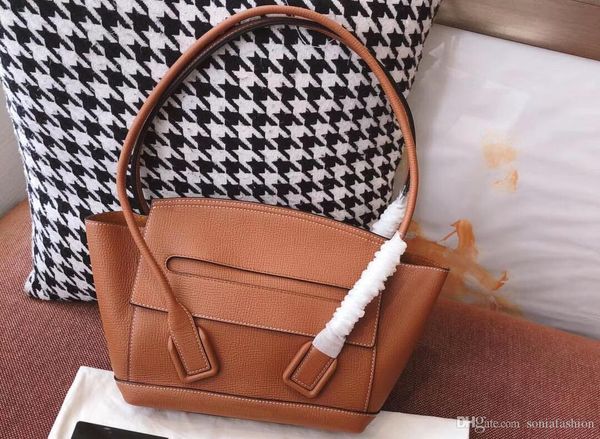 

2019 new fashion of winter woman bag genuine leather with grain lady handbag should tote bag ing