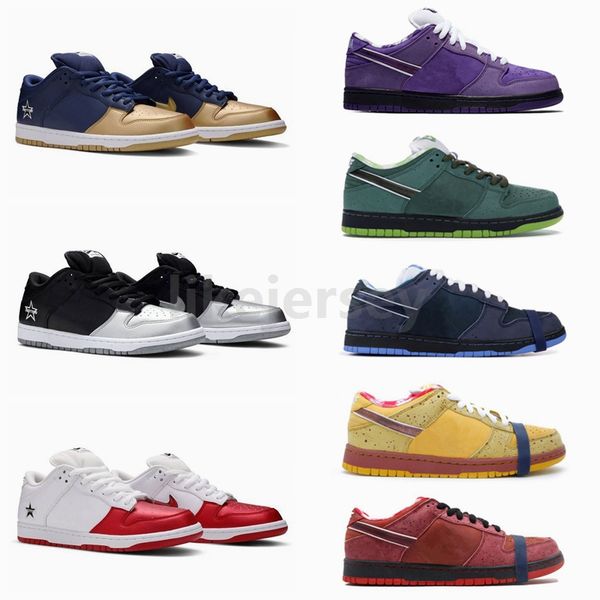 

2020 new sb dunk low pro casual shoes mens concepts purple lobster chaussures women designer skateboarding sneakers size 36-45, Black