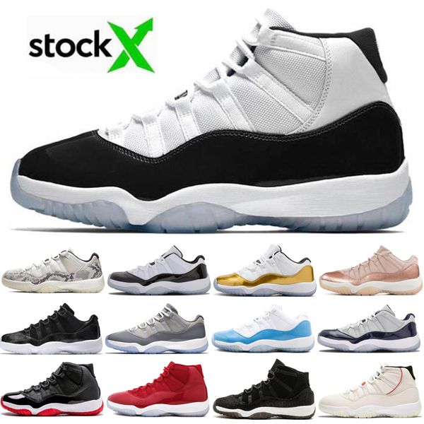 

air retro jordan 11 11s high concord 45 space jam mens basketball shoes bred gamma blue barons men sports designer sneakers trainers