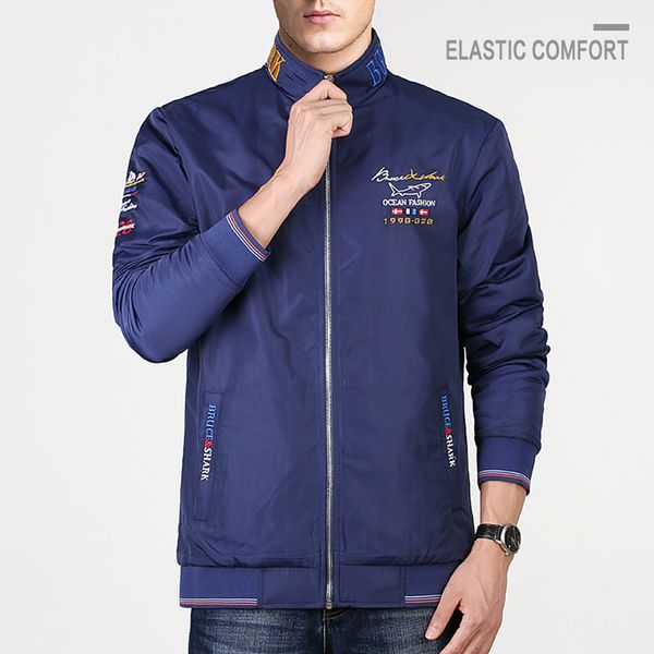 

акула мужчины спортивная одежда толстый тяжеловес высокое качество водонепроницаемой ткани мужская куртка зима толстый хлопок мода бизнес мо, Black;brown