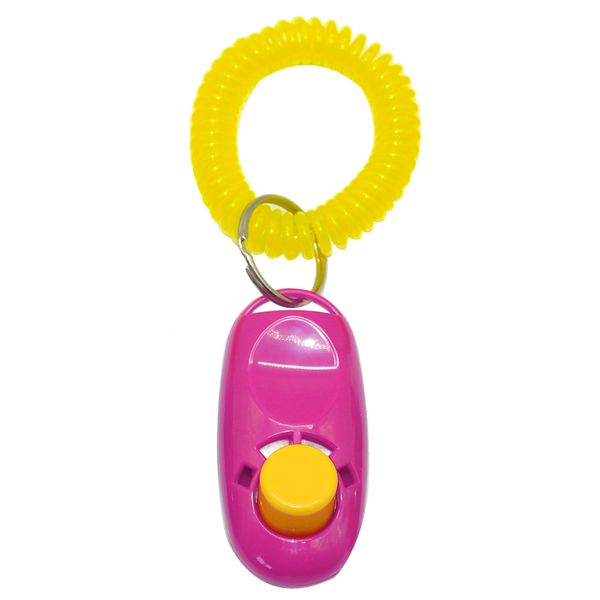

pet dog training clicker universal animal dog trainer sound obedience aid wrist strap training tool pet supplies dog accessories
