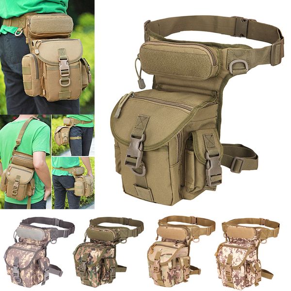 

waist bag drop leg tool thigh pack large capacity waterproof for camping hiking als88
