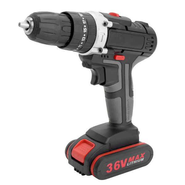 

36v multifunctional electric impact cordless drill high-power lithium battery wireless rechargeable hand drills home electric