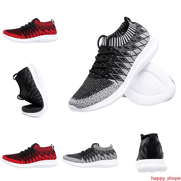 

homemade brand fashion designer womens mens running shoes black red grey primeknit sock trainers sports sneakers made in china size 39-44