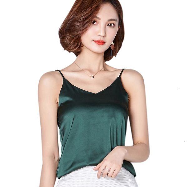 

blouse women clothes new sleeveless summer autumn style imitation silk women blouse shirt white women blouses party blusas shirts