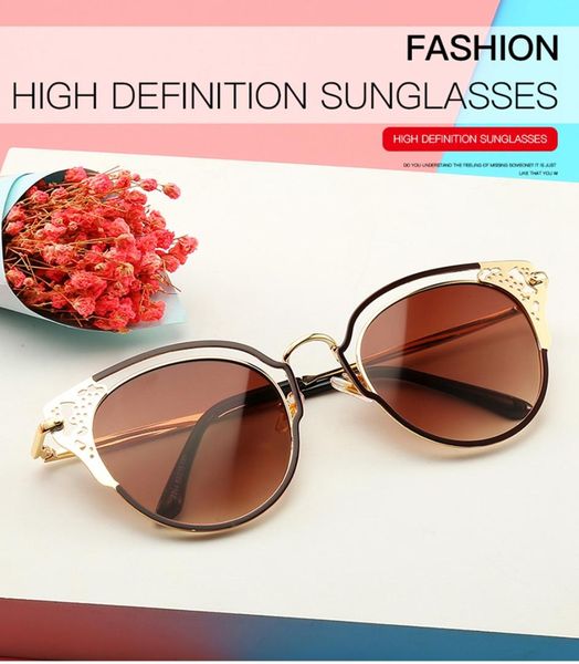 

2019 brand designer hollow out sunglasses women lovers hippie sun glasses uv400 metal frame sunglass eyewear, White;black