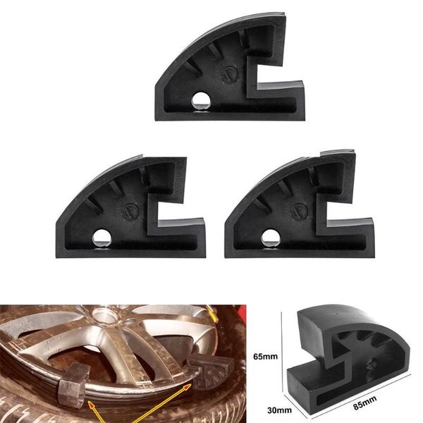 

3pcs black white car tire fixing clamp nylon bead drop center depressor clamp wheel rim run flat tire changer repair tools