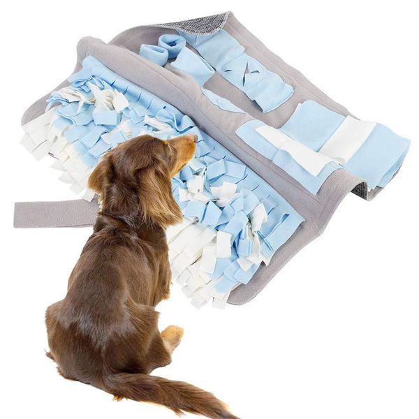 

pet dog sniffing mat find training blanket play toys dog mat for relieve stress puzzle sniffing pad