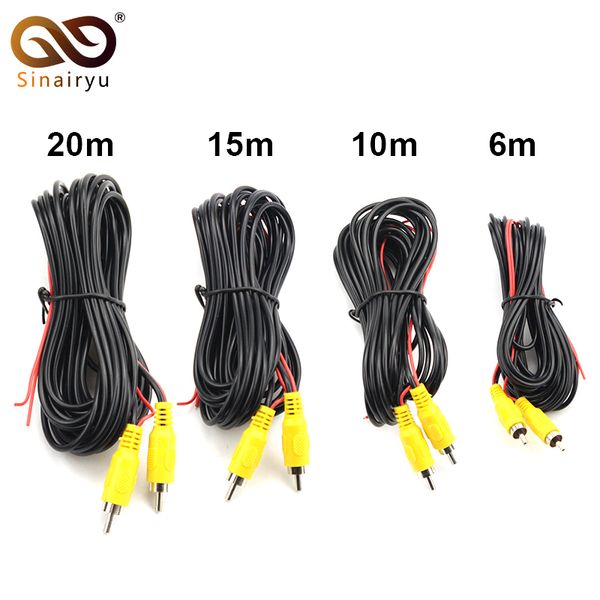 

6m 10m 15m 20m rca video cable for rear view camera with video trigger wire, 6m~20m rearview camera cable for parking monitor car