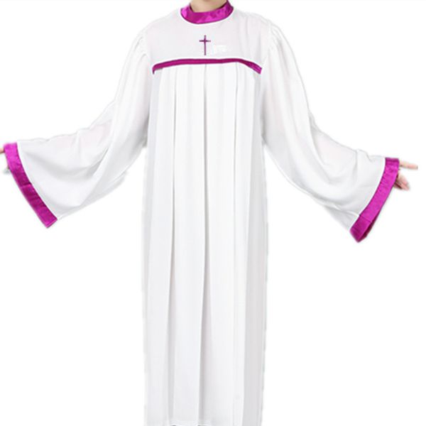 

ethnic clothing christian church choir dress jesus class service wear wedding hymn holy garments nun costume sing robe, Red