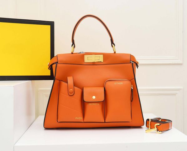 

new fashion designer woman wallet handbag mini chian cross body bags real leather quilted bags for woman purse tote bags 33cm